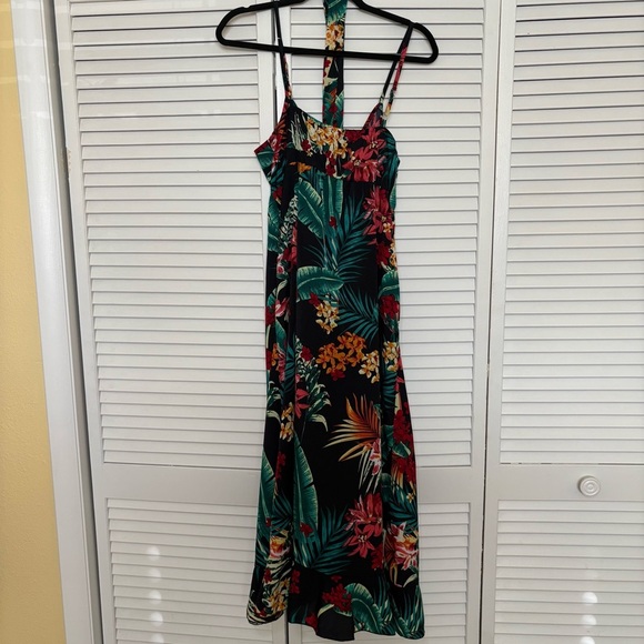 SHEIN Black Floral High Low Dress - Picture 3 of 3